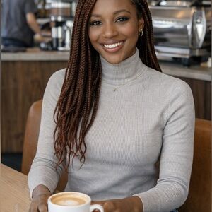 CHICJOC Wool Turtleneck Sweater